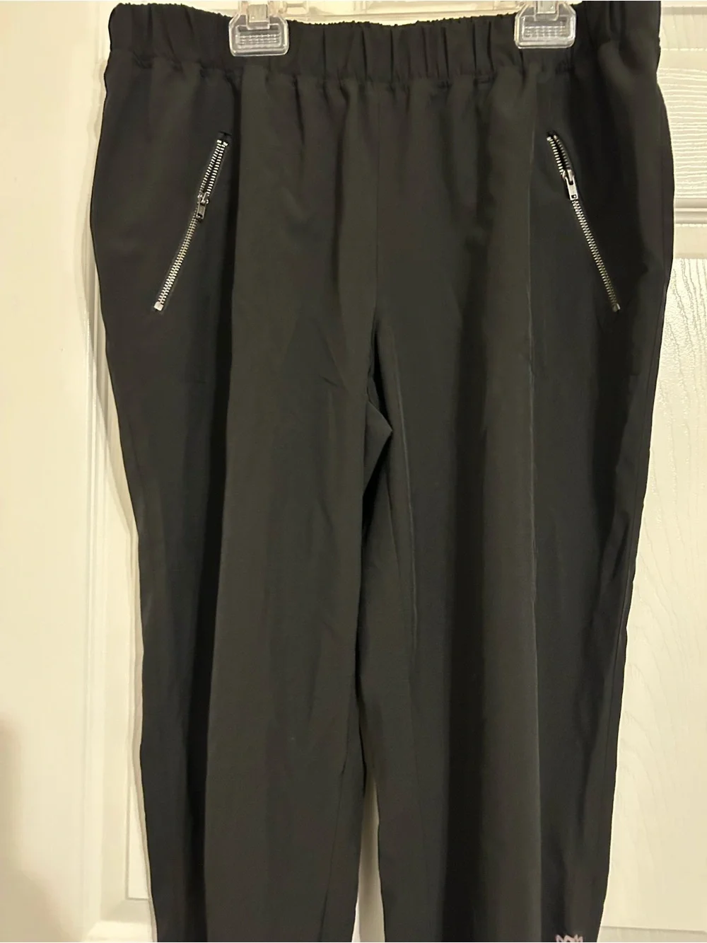 Maurices inMotion Womens Black Ruched Hem Active‎ Jogger Pants Large